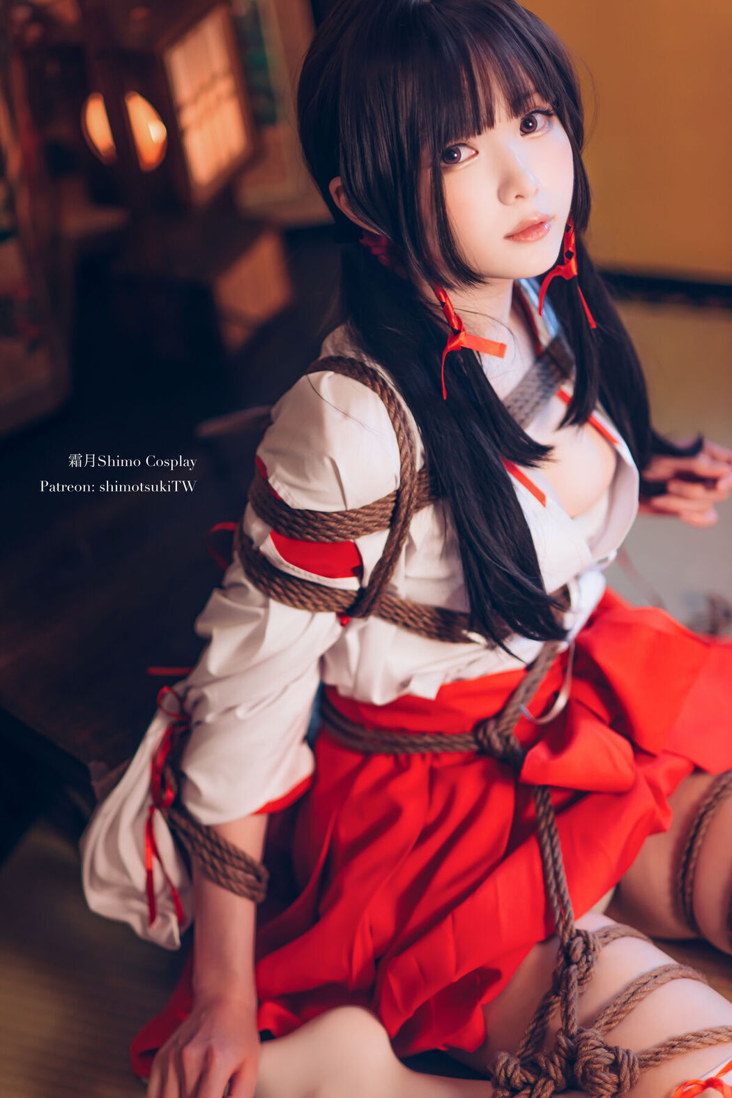 Coser@霜月shimo – 巫女捆绑