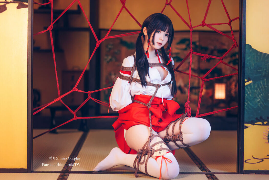 Coser@霜月shimo – 巫女捆绑