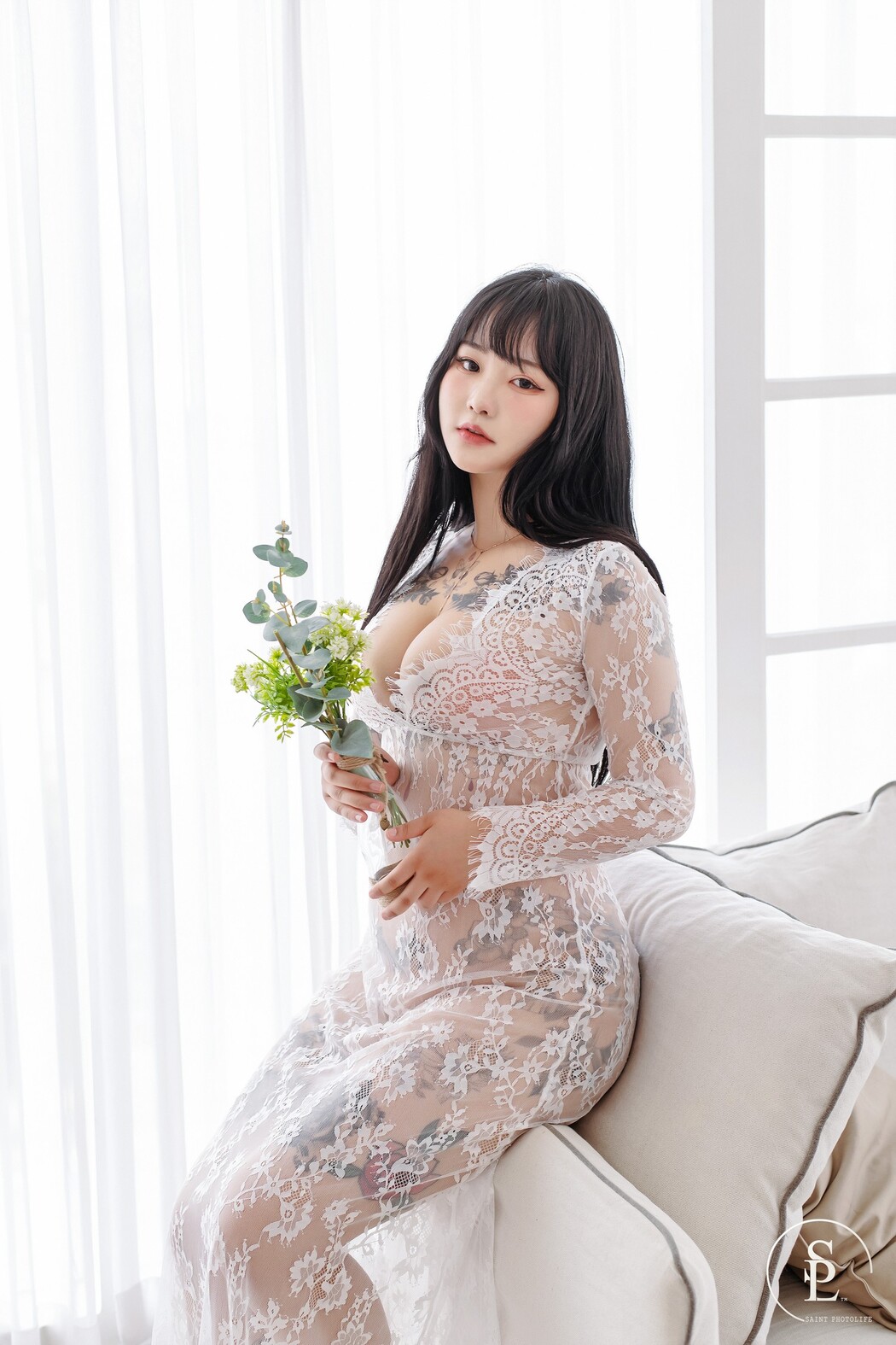 Jeon BoYeon 전보연, [SAINT Photolife] Leopard &#038; Red Kimono