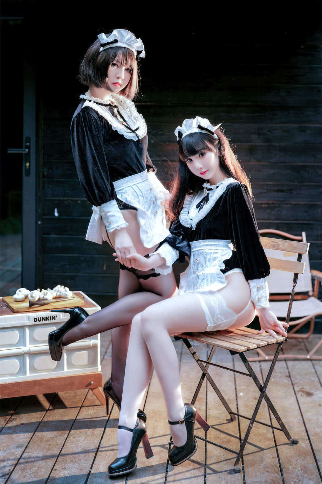 Coser@面饼仙儿 And 半半子 – Maid姉妹