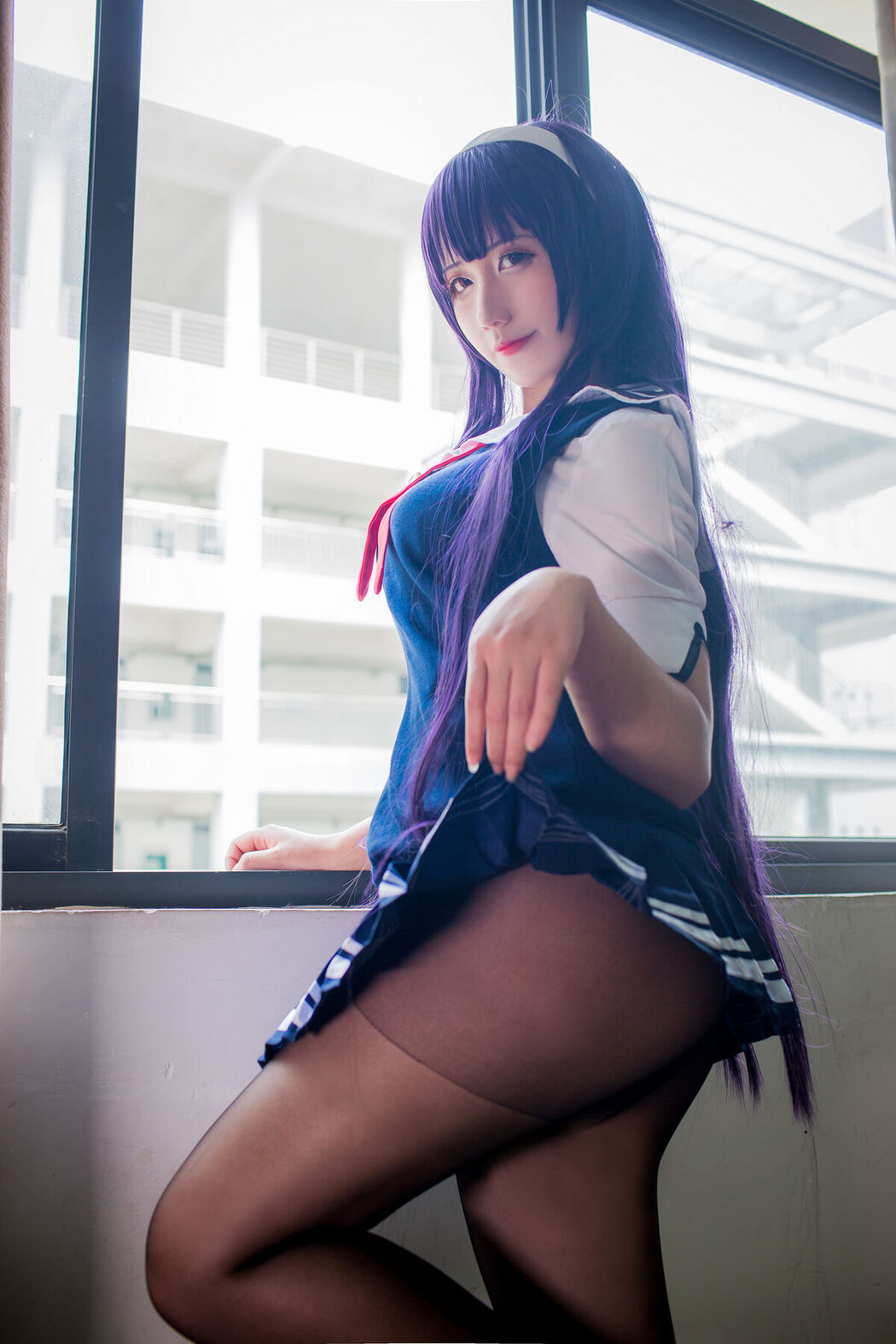 Coser@九曲Jean – 霞之丘诗羽夏季校服