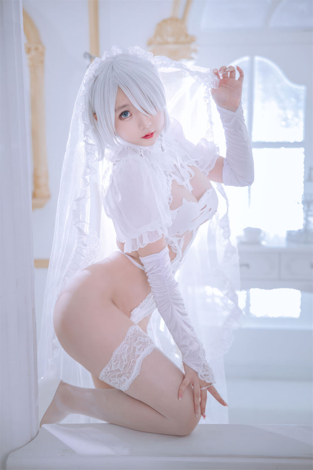 Coser@日奈娇 – 白色花嫁