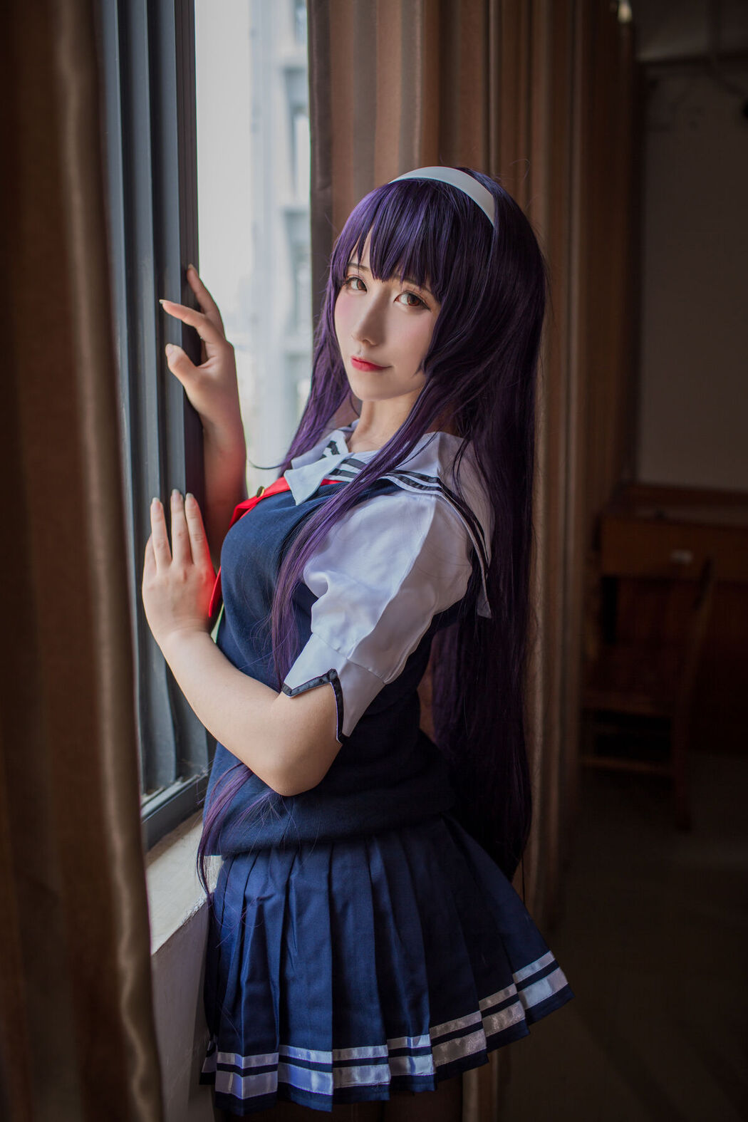 Coser@九曲Jean – 霞之丘诗羽夏季校服