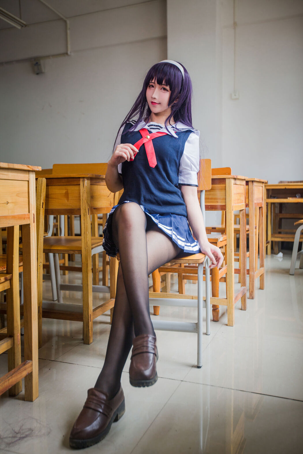 Coser@九曲Jean – 霞之丘诗羽夏季校服