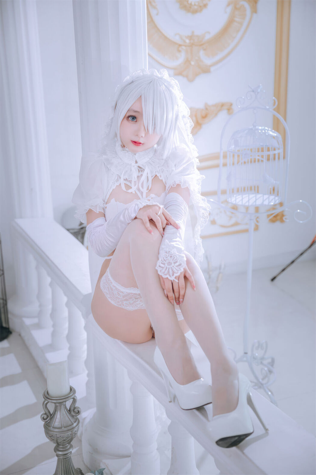 Coser@日奈娇 – 白色花嫁