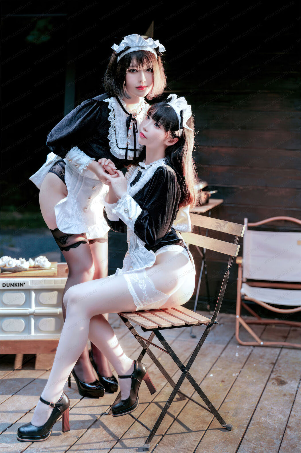 Coser@面饼仙儿 And 半半子 – Maid姉妹