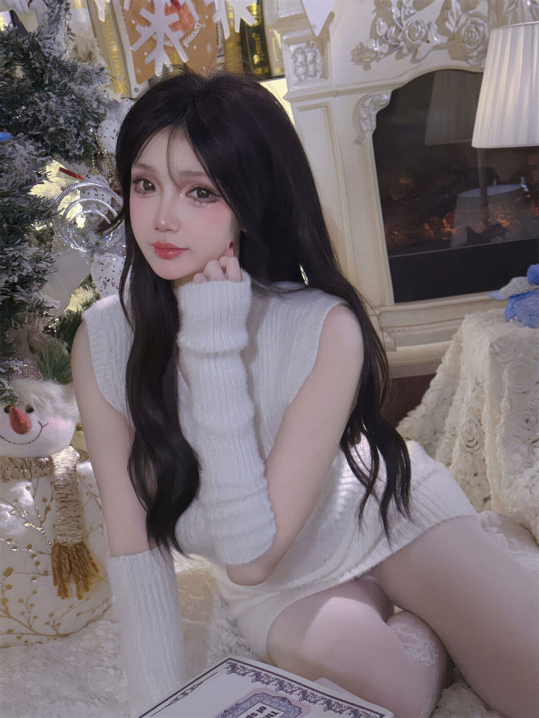 Coser@雪晴Astra 雪晴嘟嘟 – 圣诞节 白雪 Part1