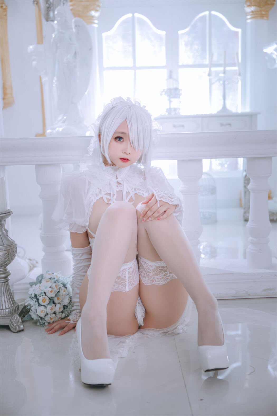 Coser@日奈娇 – 白色花嫁