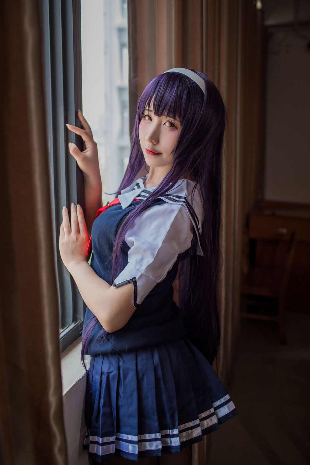 Coser@九曲Jean – 霞之丘诗羽夏季校服