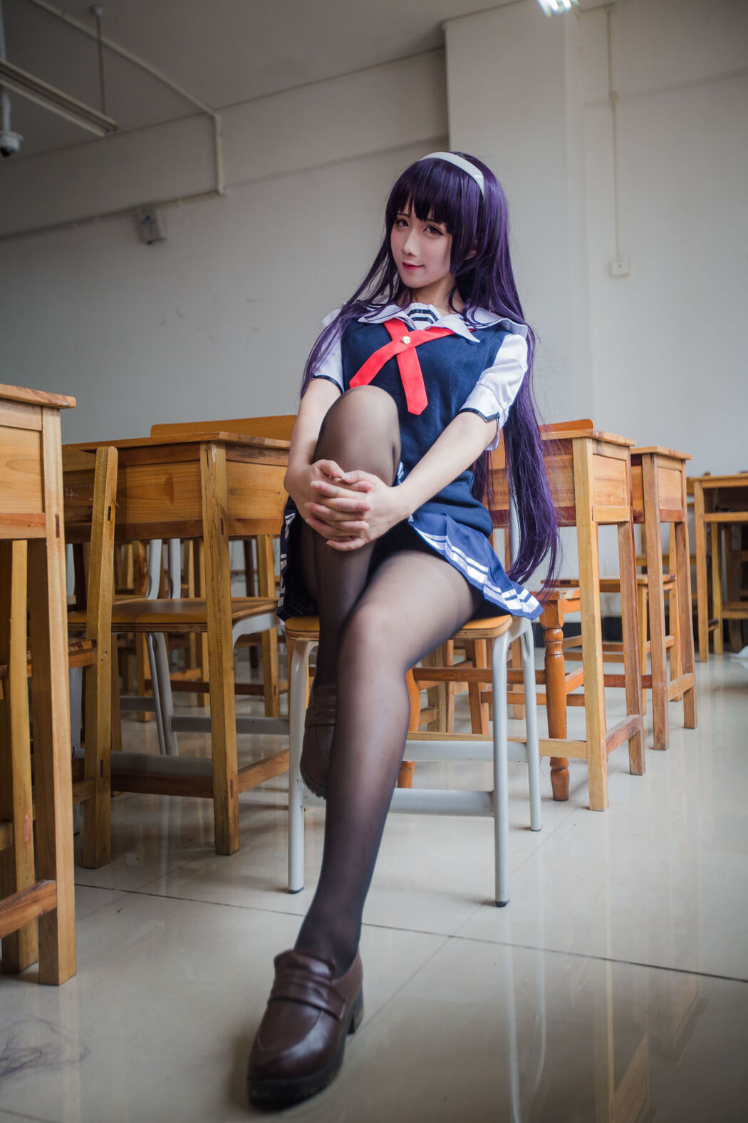 Coser@九曲Jean – 霞之丘诗羽夏季校服