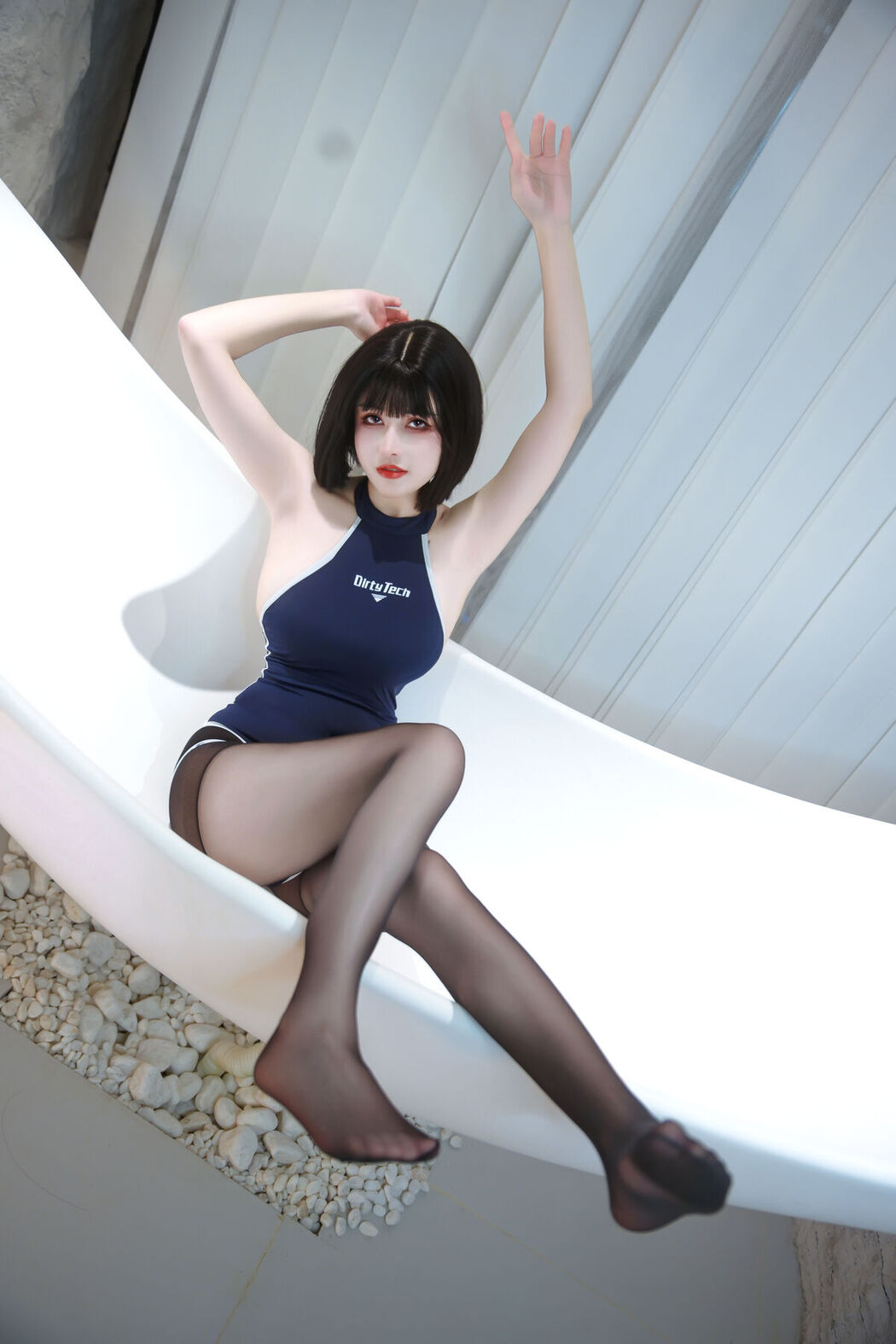 Coser@鹿八岁 – 竞泳水着