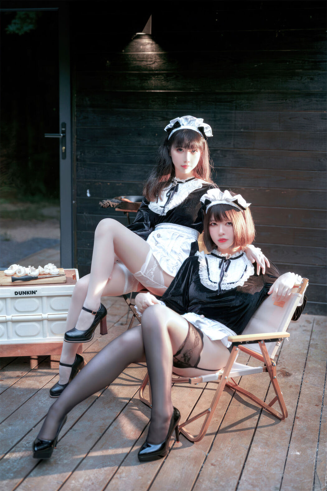 Coser@面饼仙儿 And 半半子 – Maid姉妹