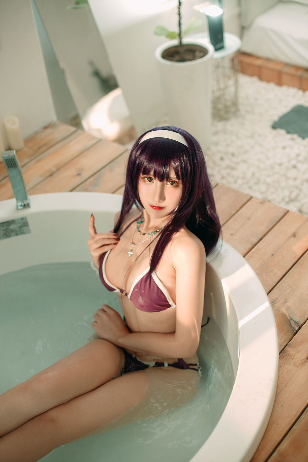 Coser@九曲Jean – 霞之丘诗羽泳装