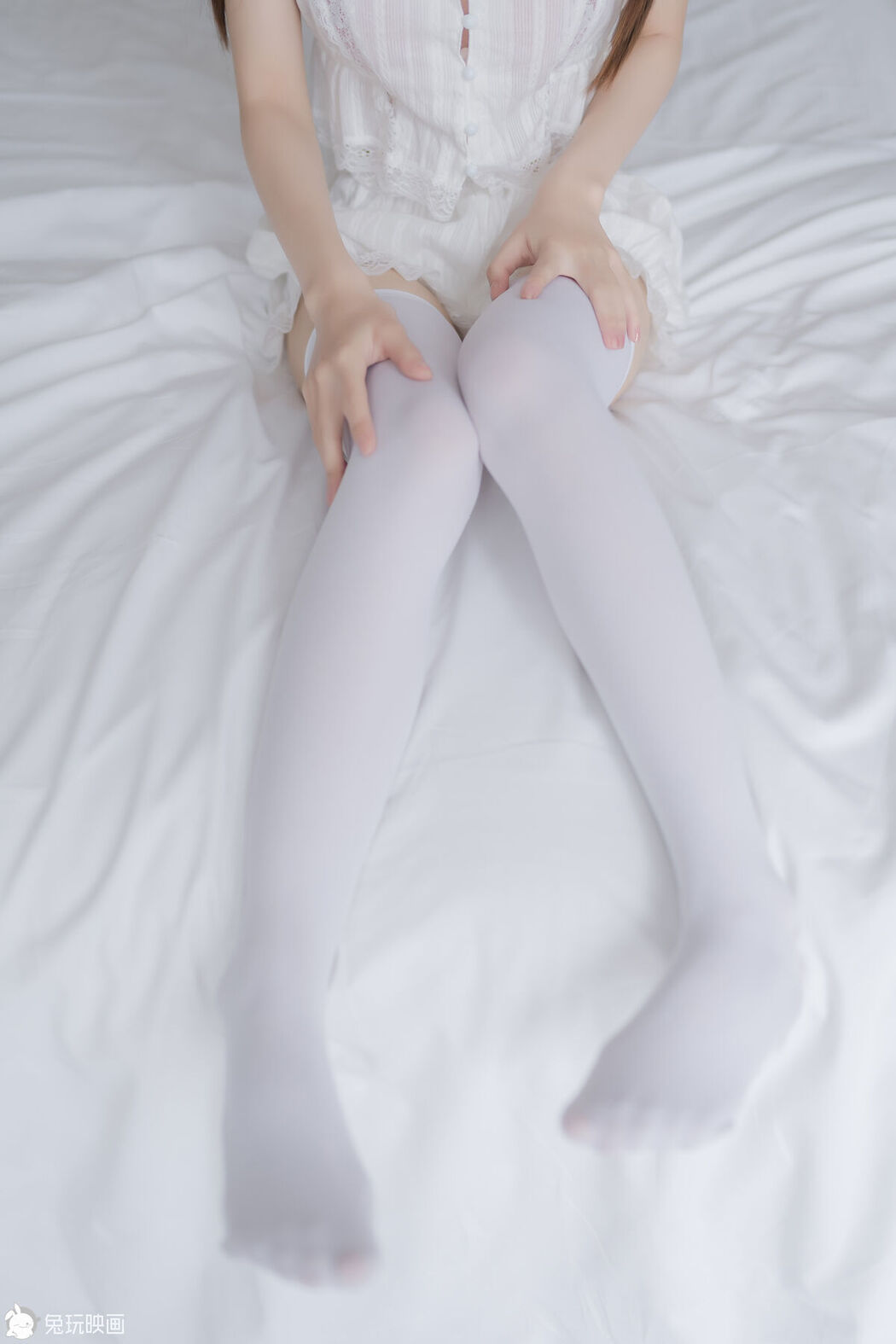 Coser@兔玩映画 Vol.058 白色双马尾