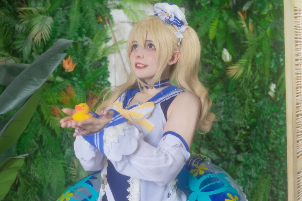 Coser@Saya Scarlet – Barbara Swimsuit Genshin Impact