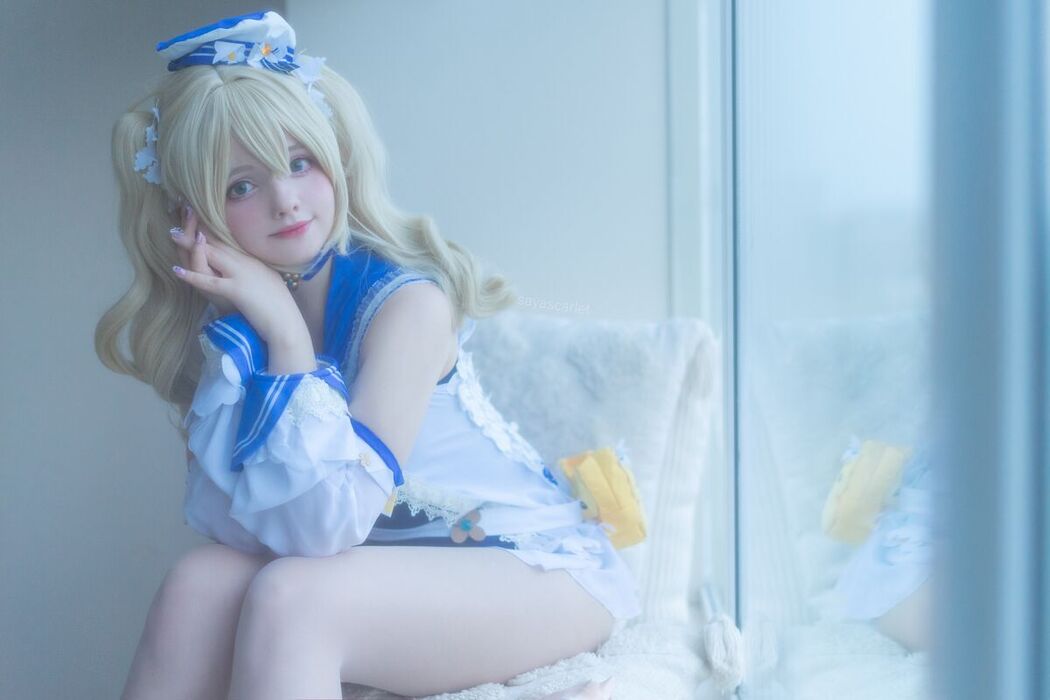 Coser@Saya Scarlet – Barbara Swimsuit Genshin Impact