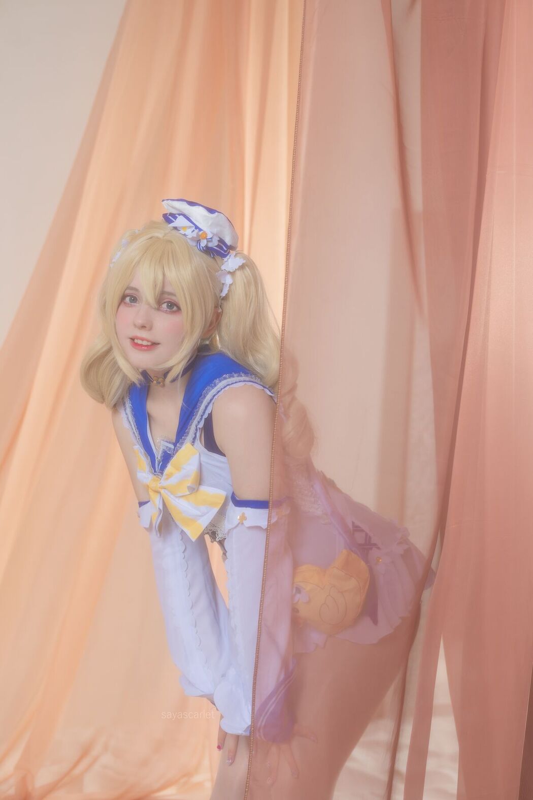 Coser@Saya Scarlet – Barbara Swimsuit Genshin Impact