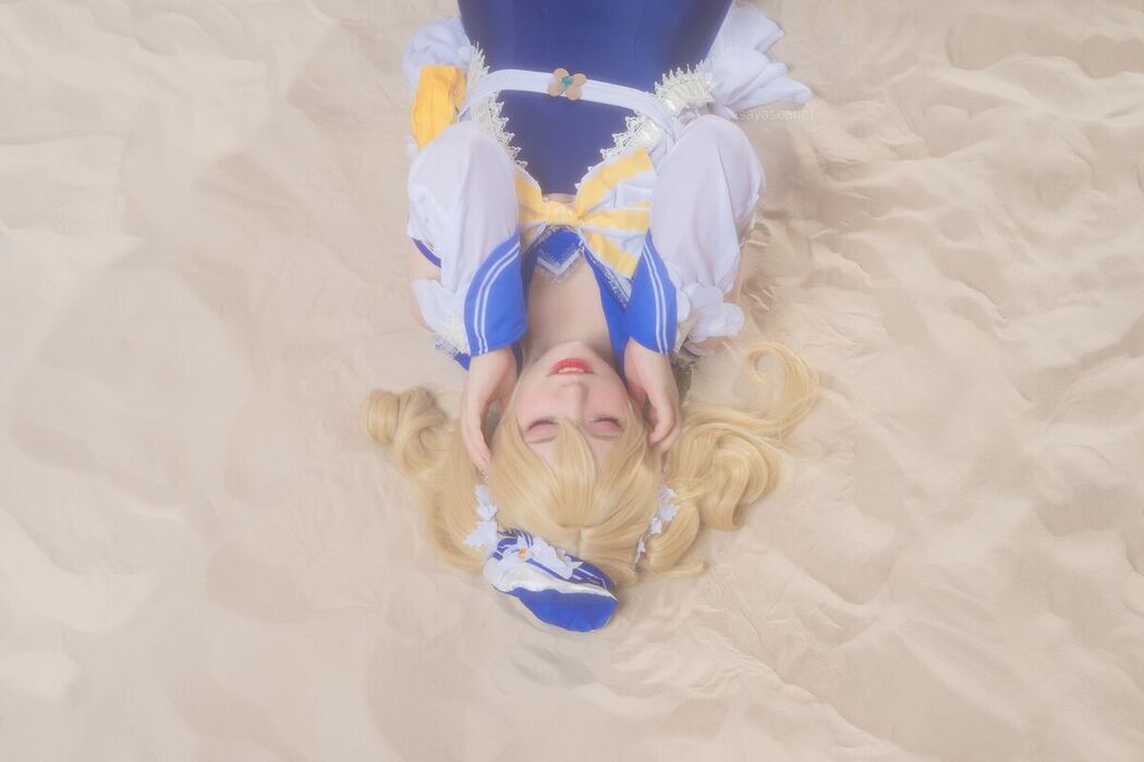 Coser@Saya Scarlet – Barbara Swimsuit Genshin Impact