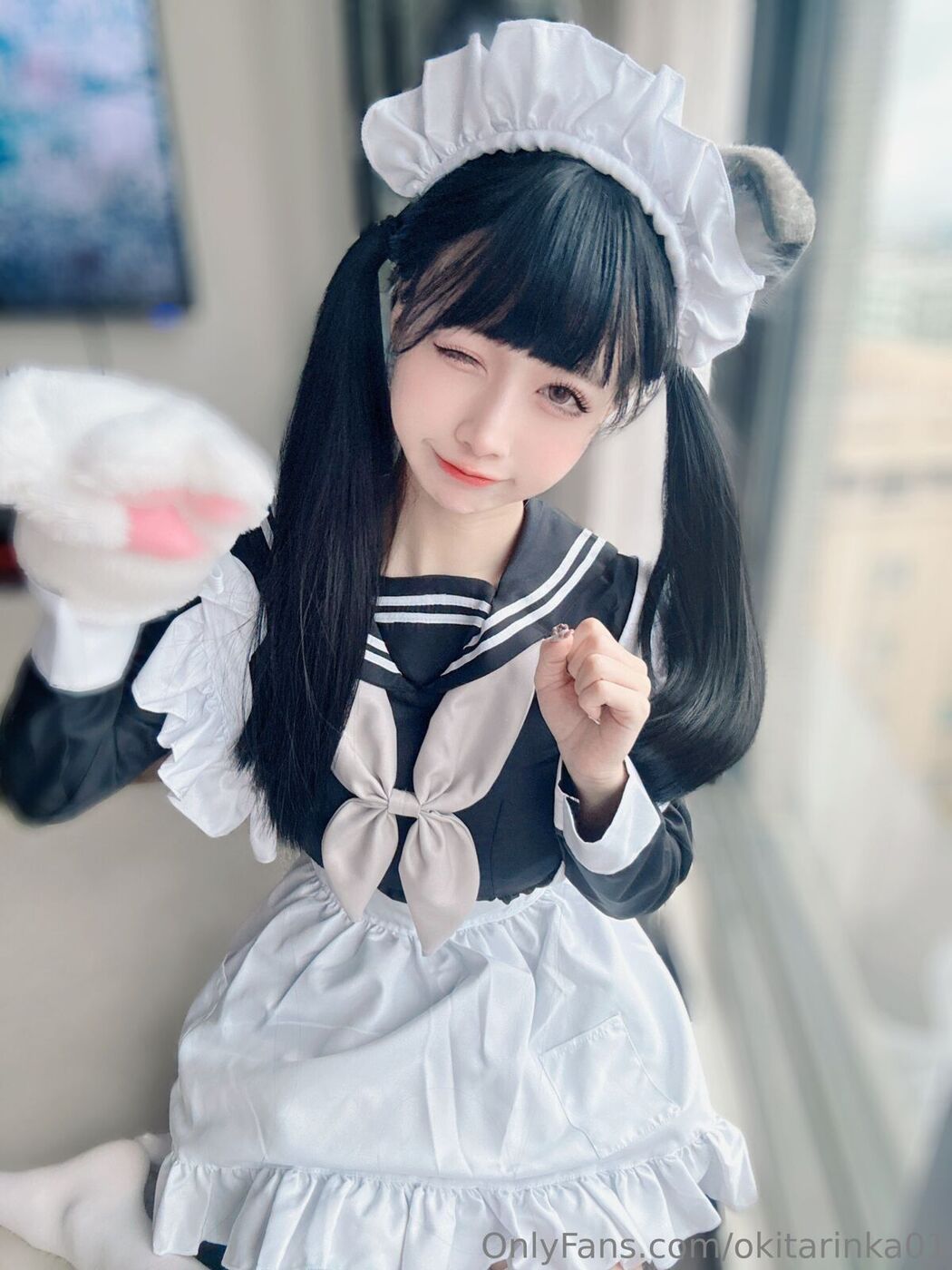 Coser@沖田凜花 – Rinka Sailor Suit Maid