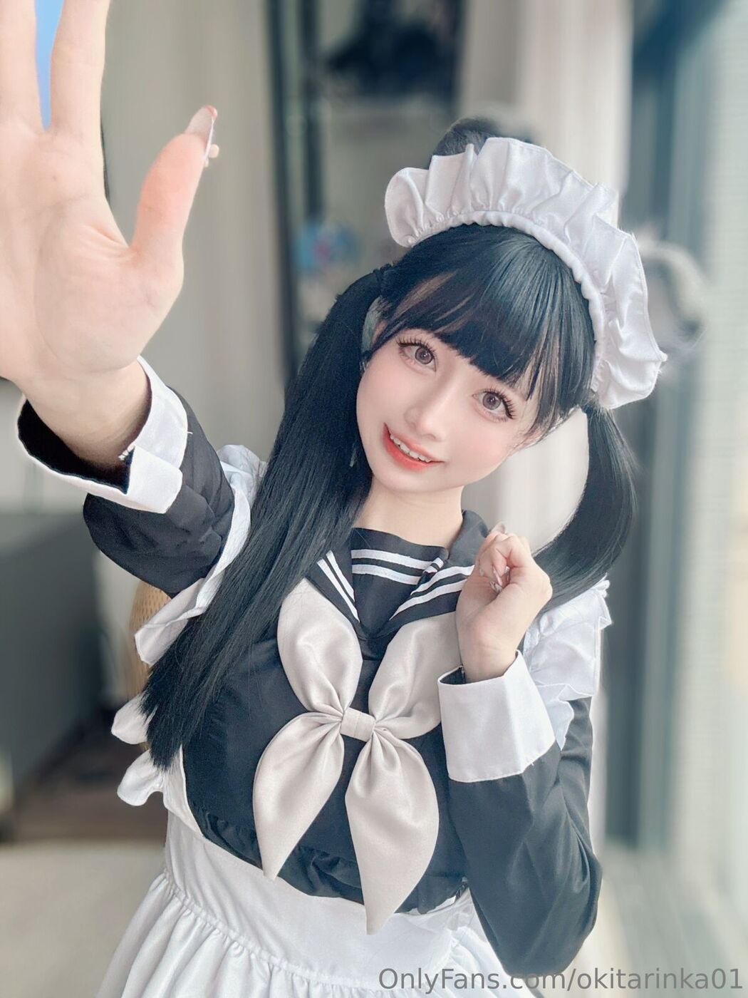 Coser@沖田凜花 – Rinka Sailor Suit Maid