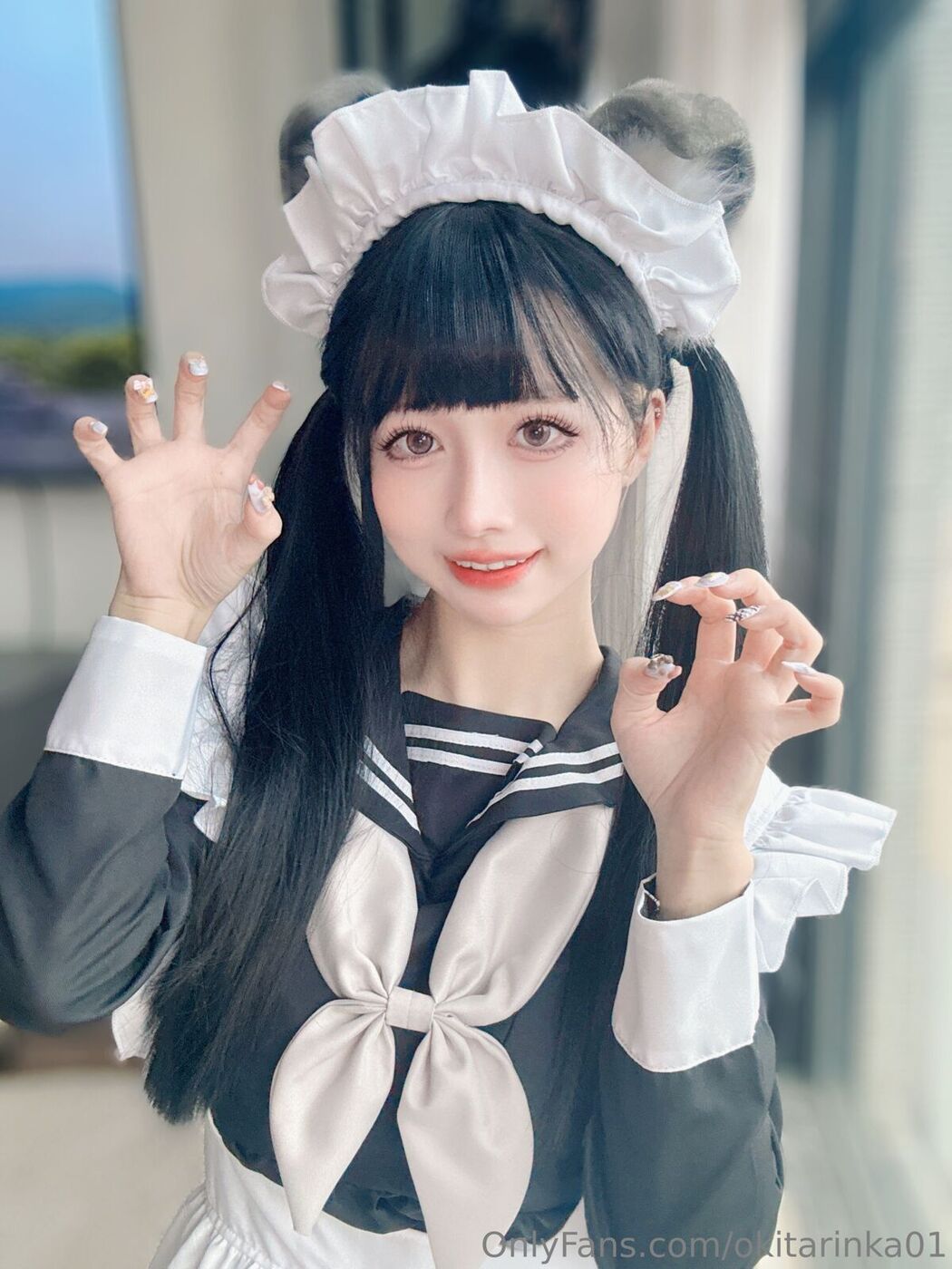 Coser@沖田凜花 – Rinka Sailor Suit Maid