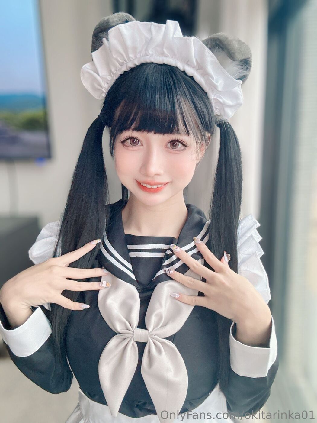 Coser@沖田凜花 – Rinka Sailor Suit Maid