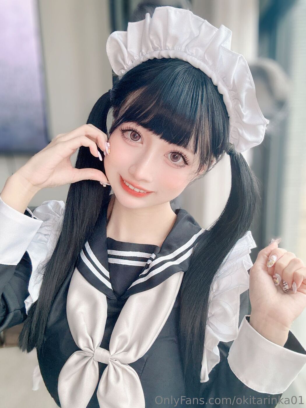 Coser@沖田凜花 – Rinka Sailor Suit Maid