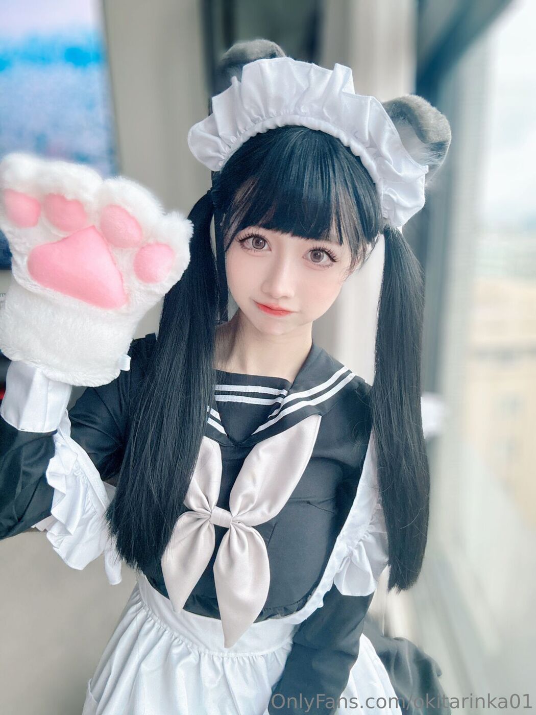 Coser@沖田凜花 – Rinka Sailor Suit Maid