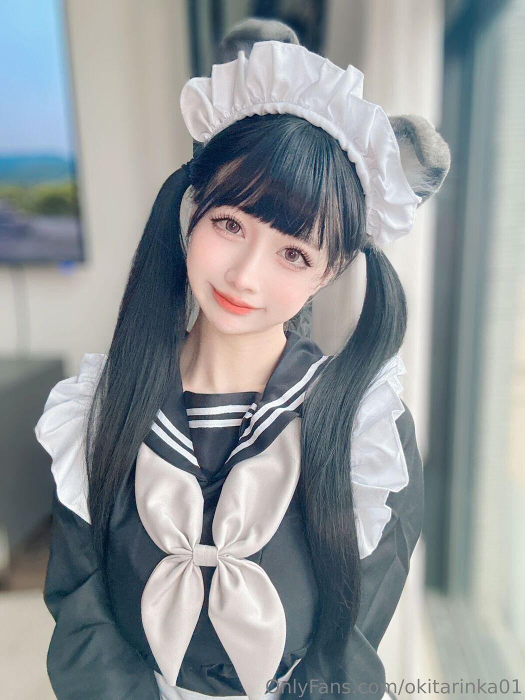 Coser@沖田凜花 – Rinka Sailor Suit Maid