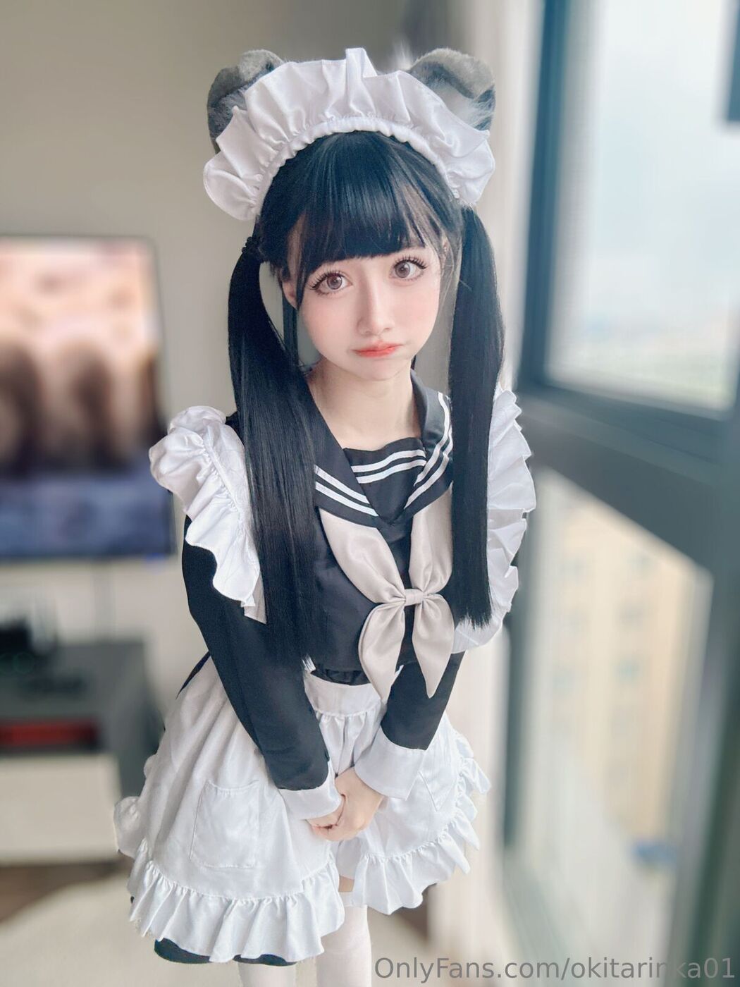 Coser@沖田凜花 – Rinka Sailor Suit Maid