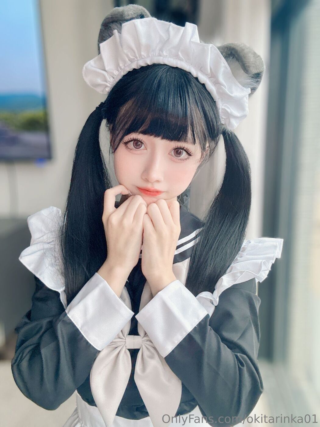 Coser@沖田凜花 – Rinka Sailor Suit Maid