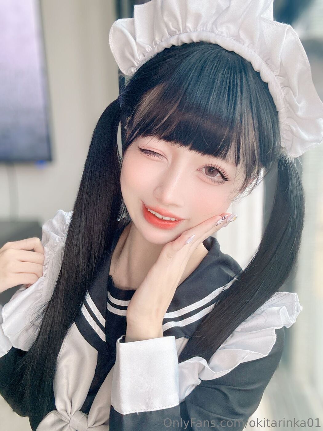 Coser@沖田凜花 – Rinka Sailor Suit Maid