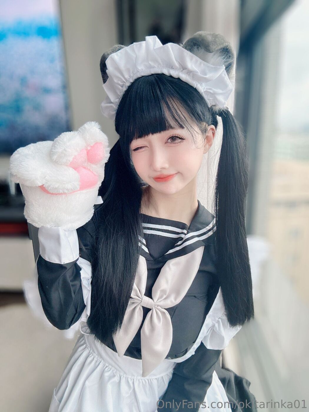 Coser@沖田凜花 – Rinka Sailor Suit Maid