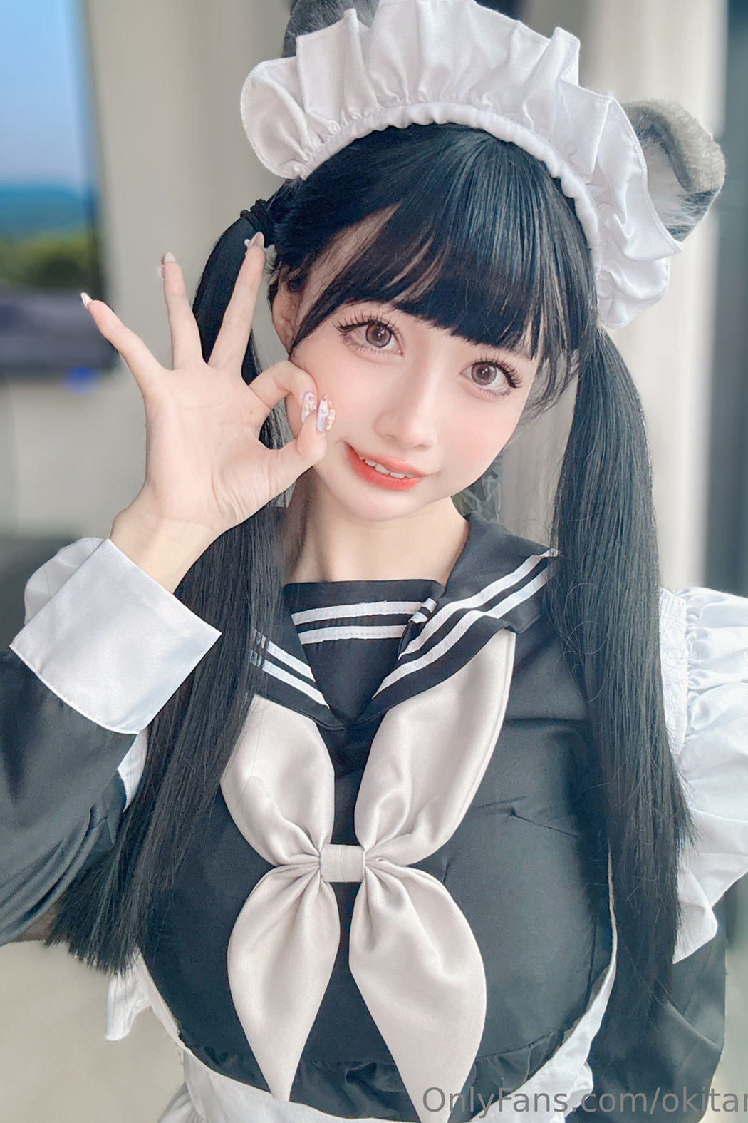 Coser@沖田凜花 – Rinka Sailor Suit Maid Cover Photo