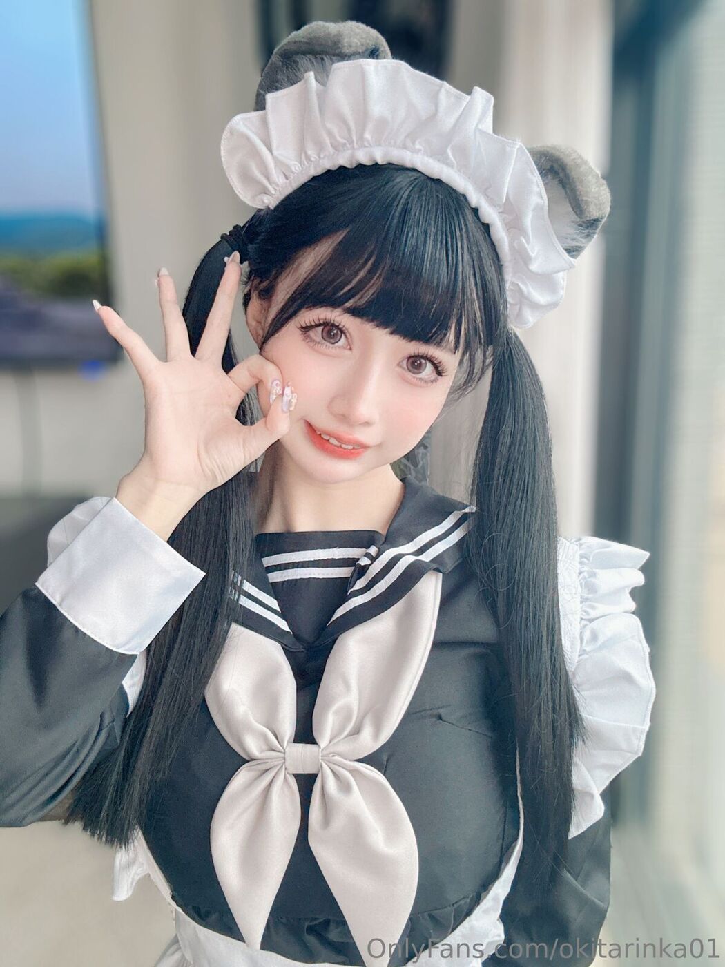 Coser@沖田凜花 – Rinka Sailor Suit Maid