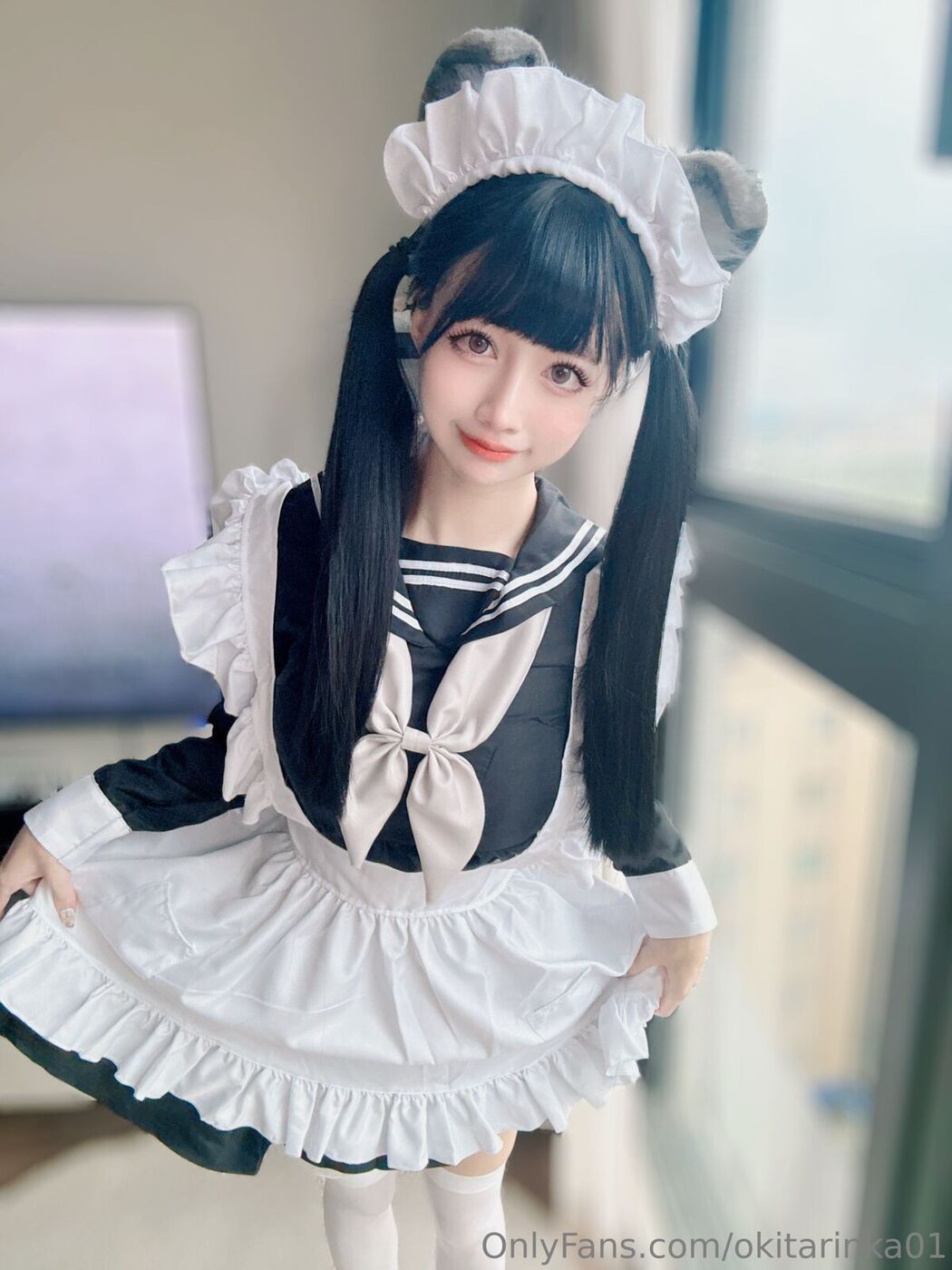 Coser@沖田凜花 – Rinka Sailor Suit Maid