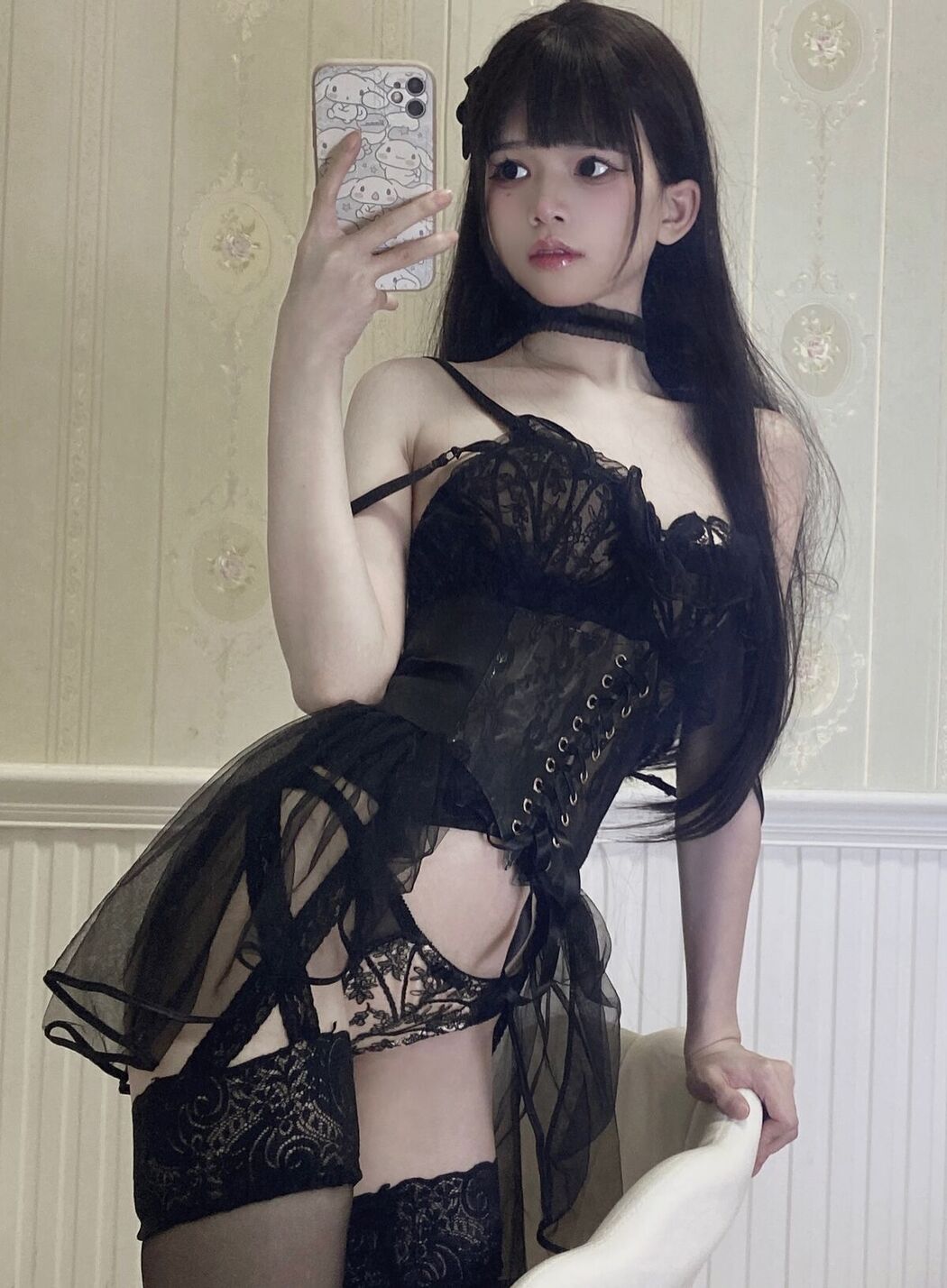 Coser@渡边爻爻子 &ndash; 黑色蕾丝