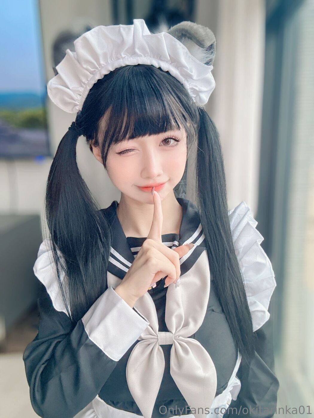 Coser@沖田凜花 – Rinka Sailor Suit Maid