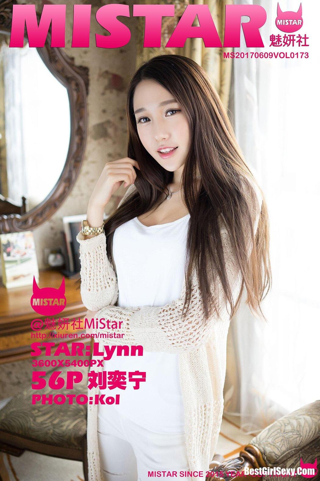 [MiStar] Vol.173 Liu Yi Ning Lynn Cover Photo