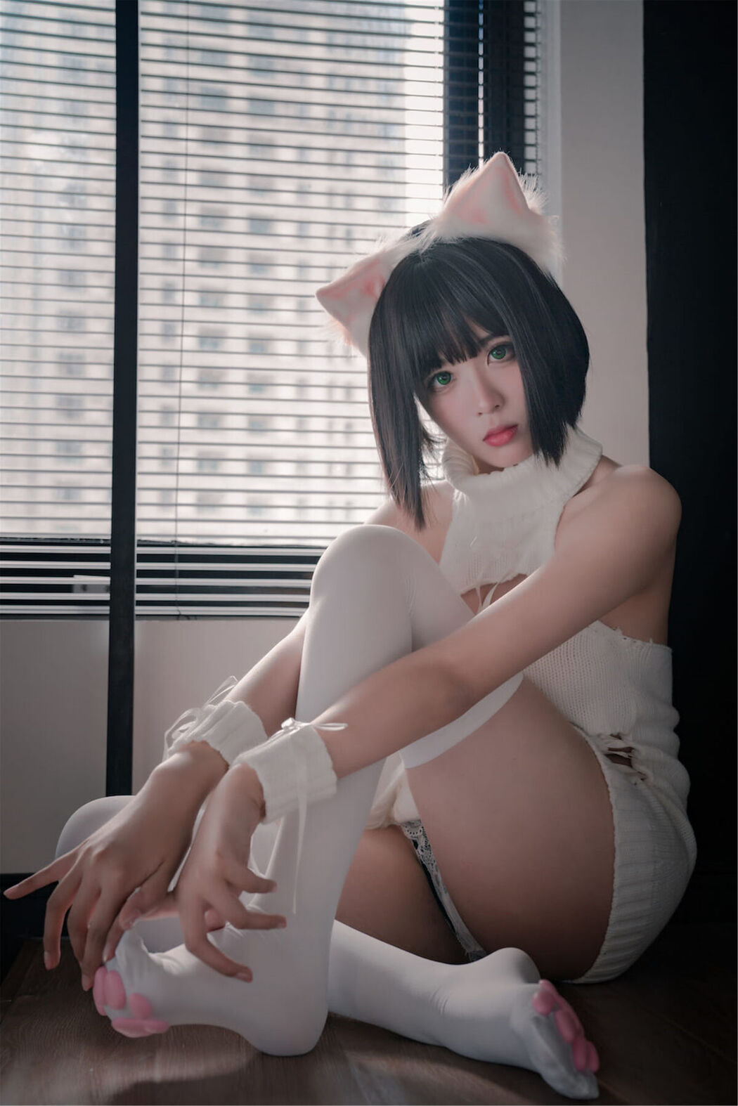 Coser@轩萧学姐 – 猫爪袜