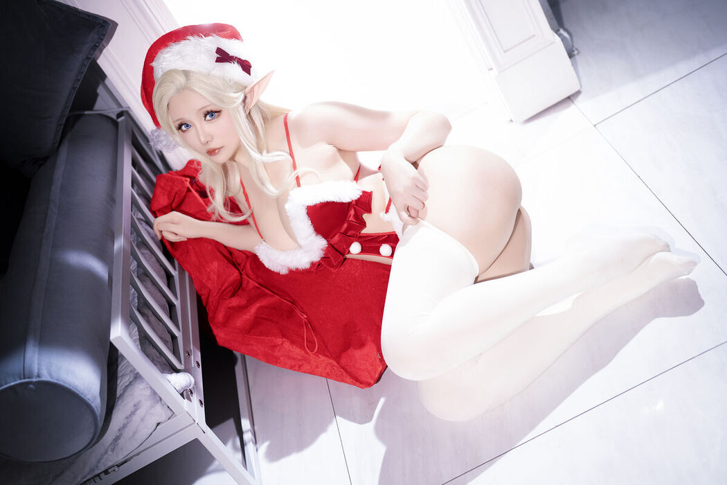 Coser@星之迟迟Hoshilily – 圣诞精灵篇之圣诞老人 Part1