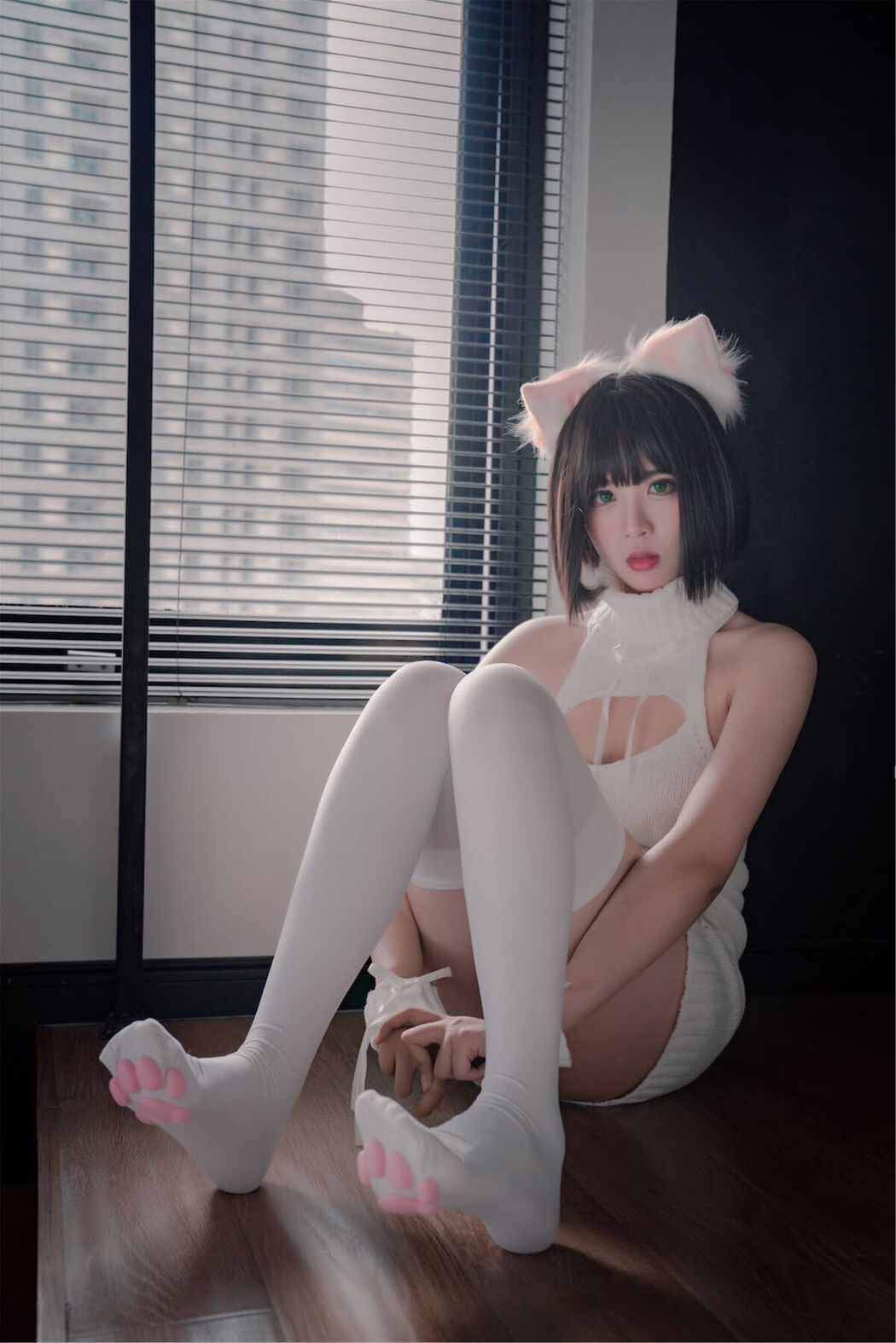 Coser@轩萧学姐 – 猫爪袜