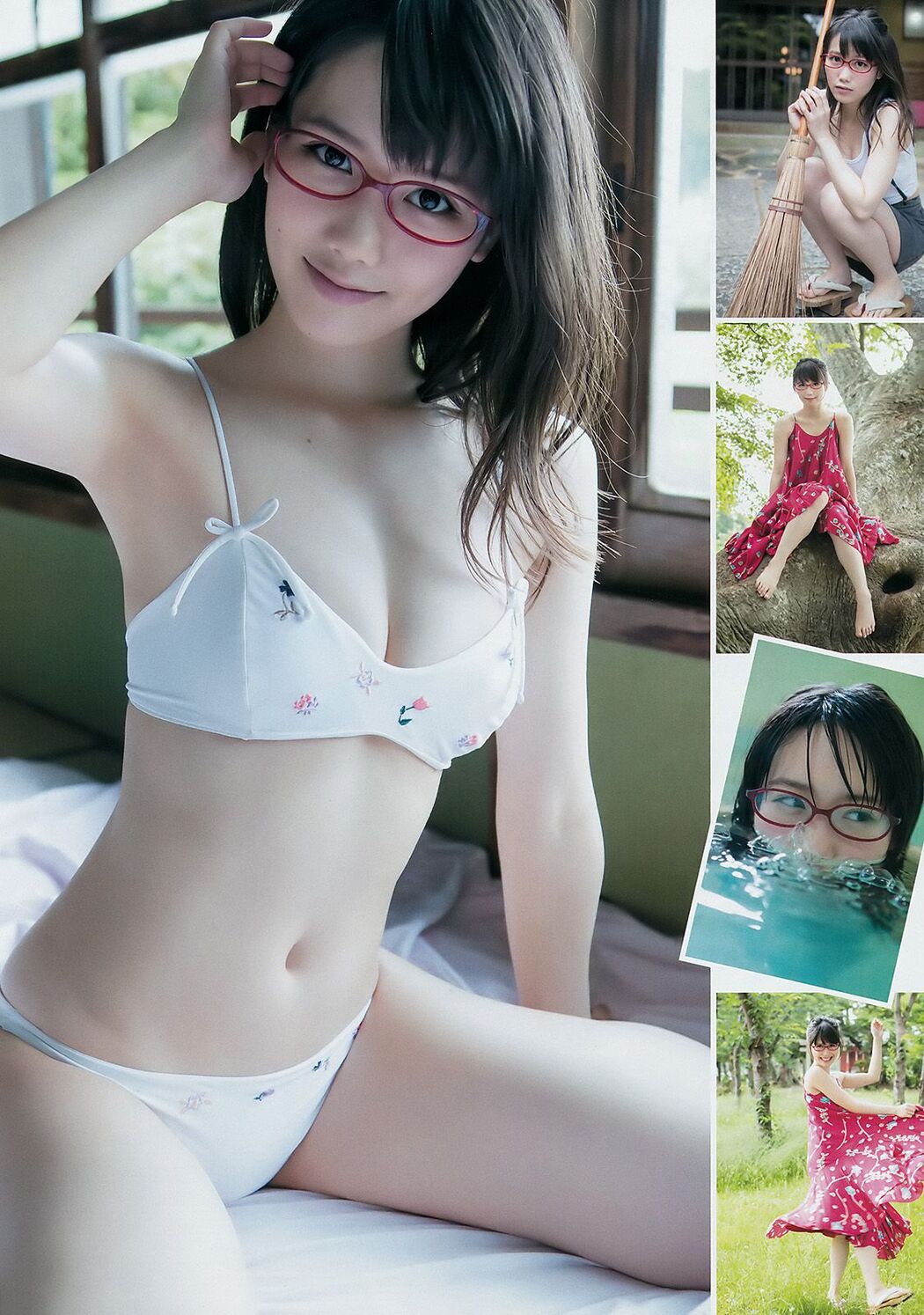 Enako Yui Kohinata Rihona Kato [Weekly Young Jump] 2017 No.30 Photo Magazine