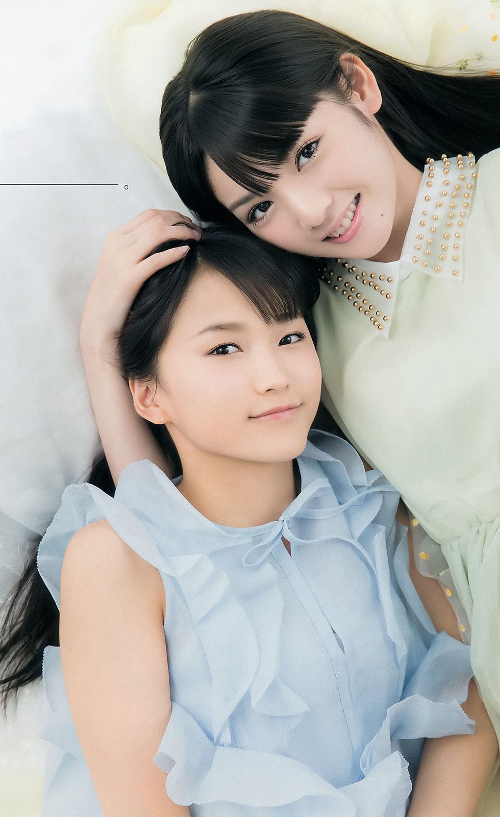 Riho Sayashi Haruka Kudo Sayumi Michishige (Morning Musume. '14) [Weekly Young Jump] 2014 No.47 Photograph