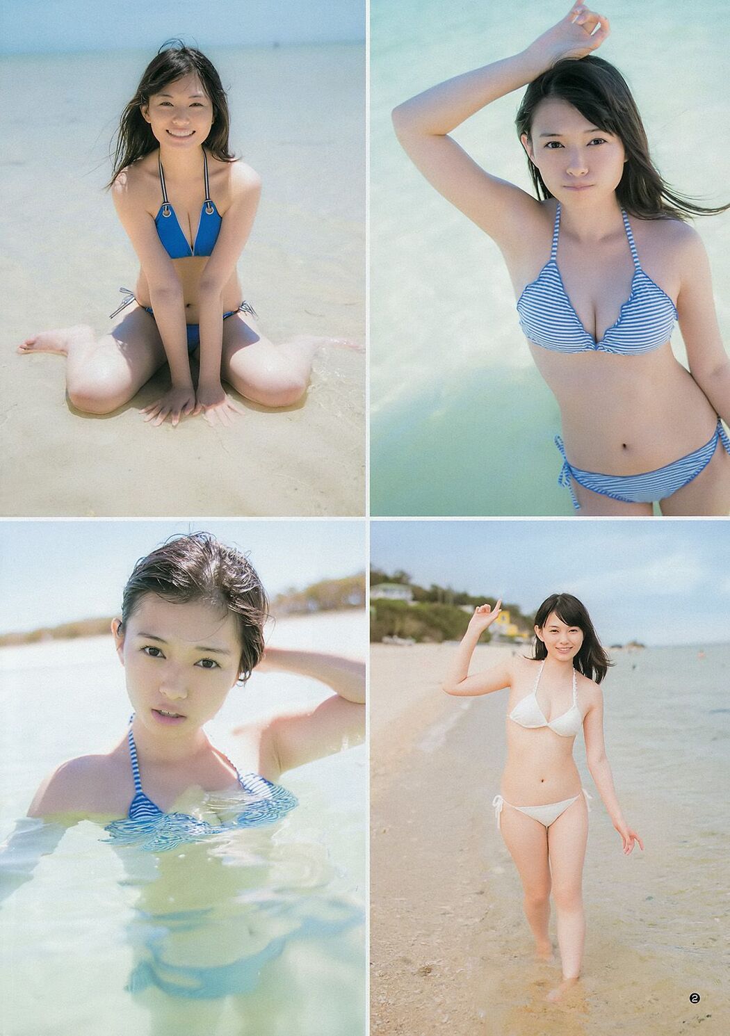 Hikari Takiguchi Hinako Kinoshita AKB48 Nonoka Ono [Weekly Young Jump] 2014 No.38 Photo