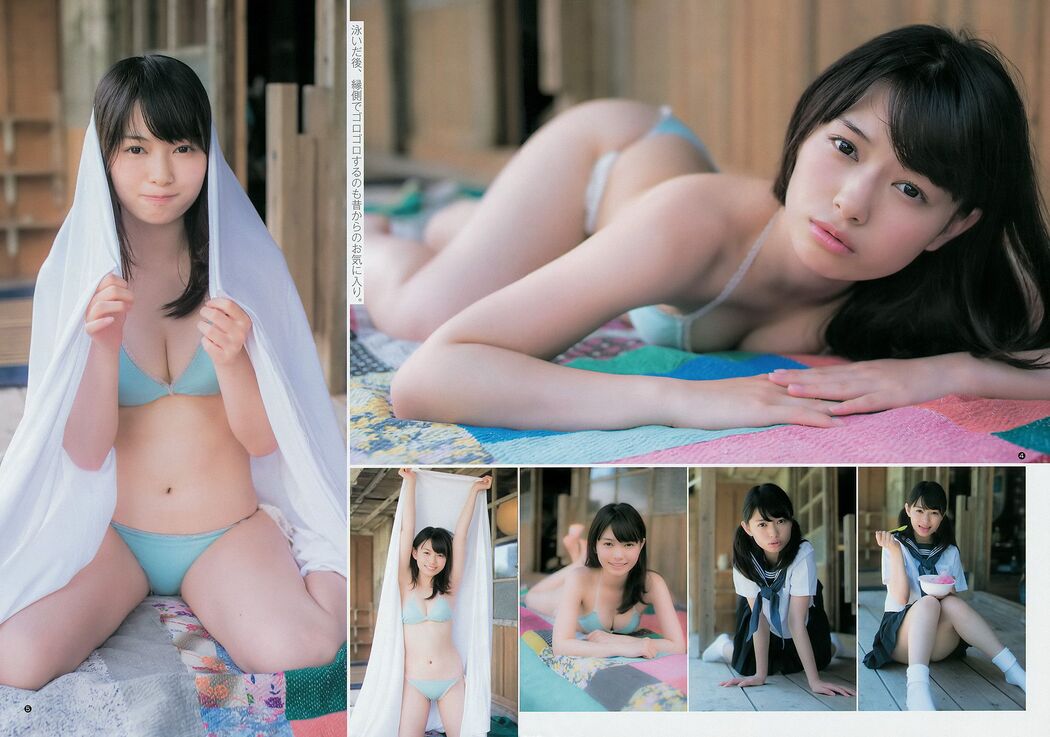 Hikari Takiguchi Hinako Kinoshita AKB48 Nonoka Ono [Weekly Young Jump] 2014 No.38 Photo