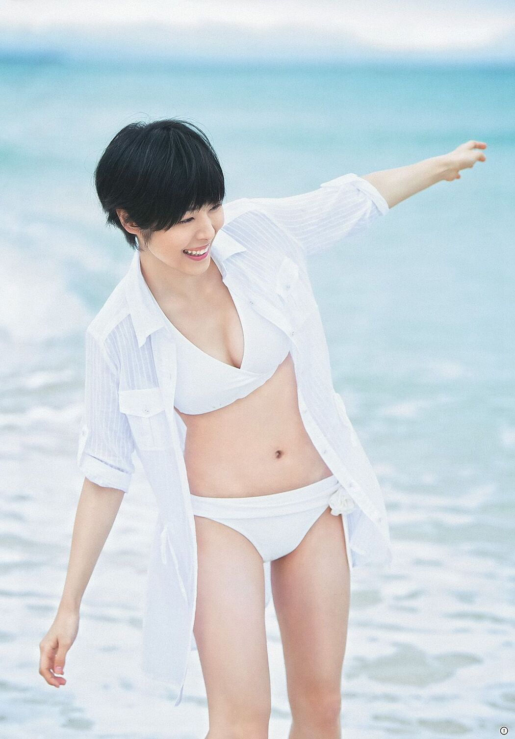 SUPER ☆ GiRLS Yui Aoya Asuka Kishi Arisa Sato [Weekly Young Jump] 2013 No.24 Photograph