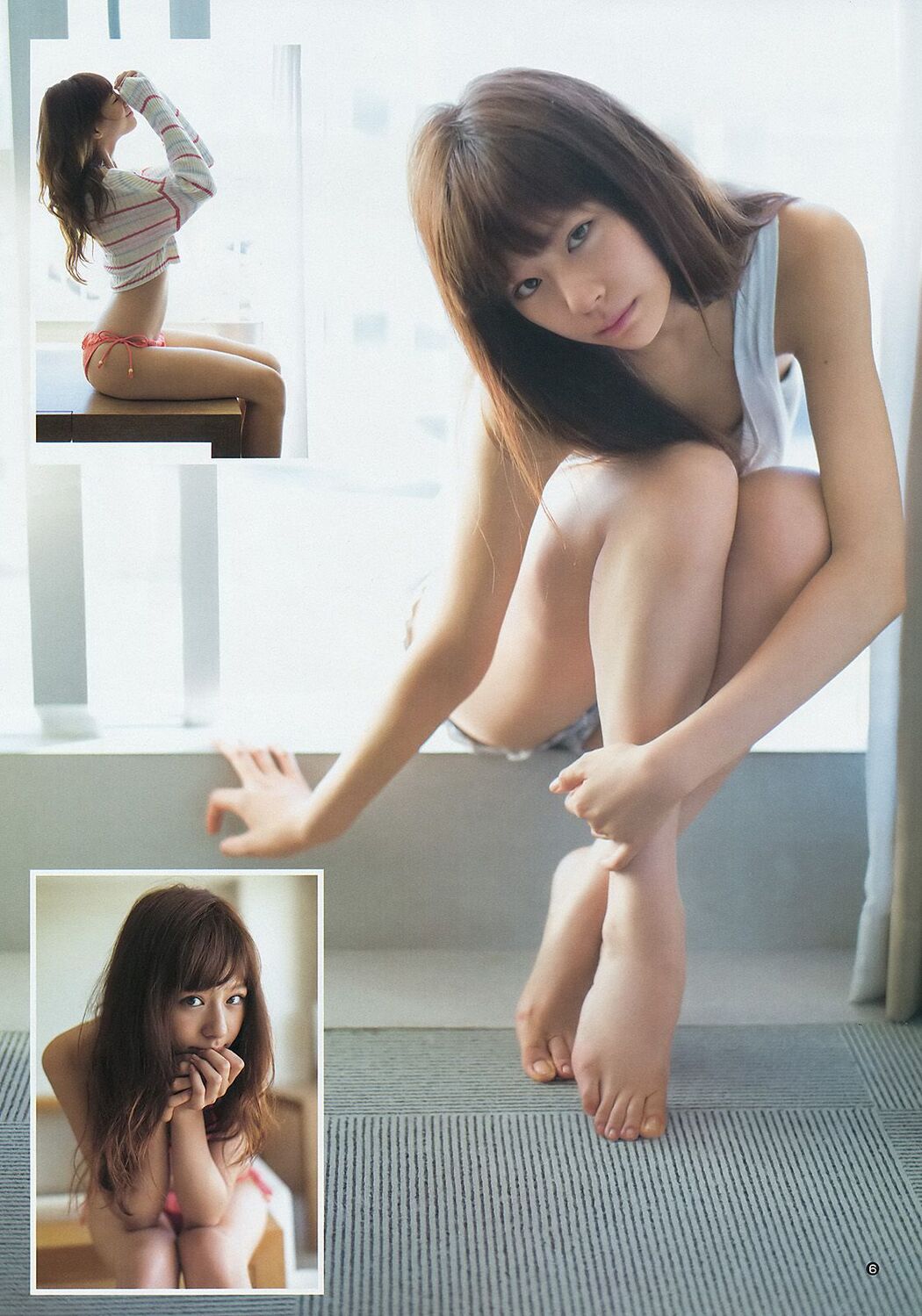 Nishina まりや Shirakawa Yuna, Owada Nanna, Mugidi Miyin [Weekly Young Jump] 2014 No.36-37 Photo Magazine