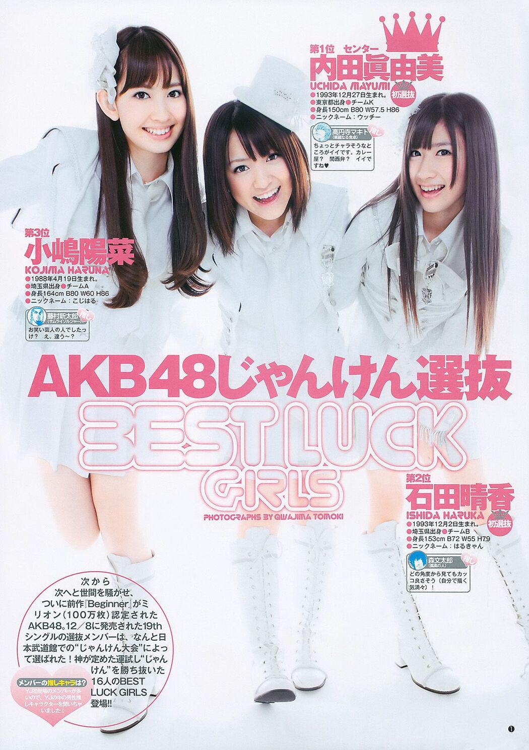 Rei Okamoto AKB48 [Weekly Young Jump] 2011 No.02 Photo Magazine