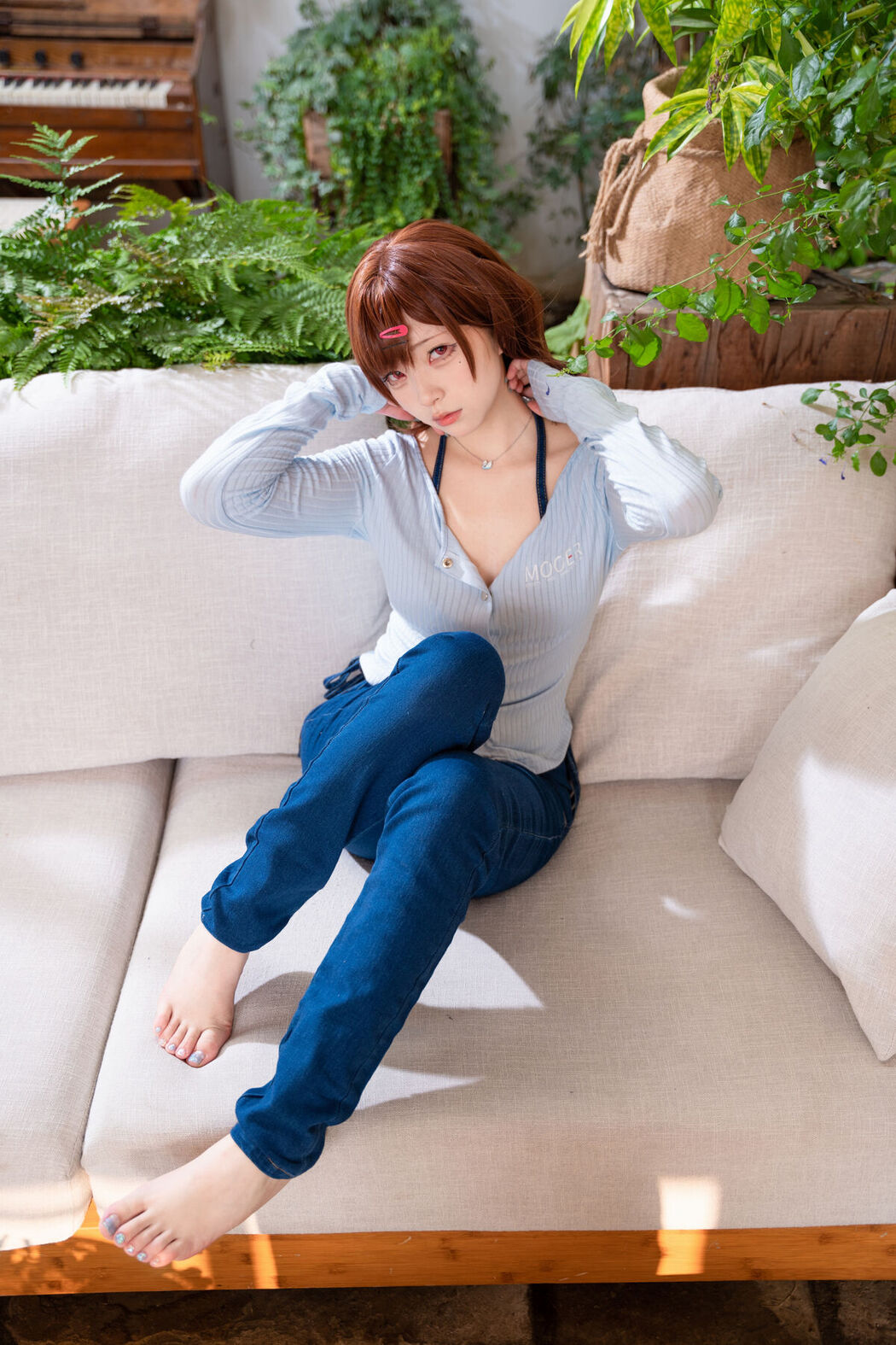 Coser@花铃 – 円香牛仔裤